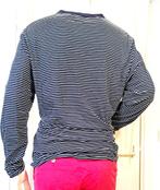 SCOTCH & SODA 🧐 streepjes t shirt lange mouwen mt 2xl, Overige maten, Zo goed als nieuw, Scotch & Soda, Verzenden