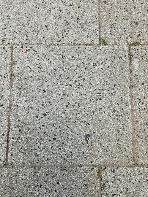 Partij 50x50 cm grindtegels, Tuin en Terras, Tegels en Klinkers, Gebruikt, Terrastegels, Beton, 10 m² of meer, Ophalen