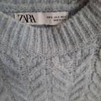 Lichtblauw gebreide harige spencer mt S Zara, Blauw, Zara, Ophalen of Verzenden, Zo goed als nieuw