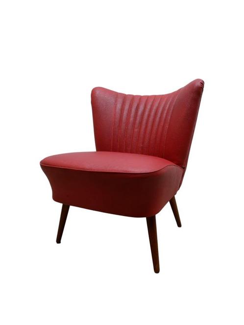 Jaren 50 cocktail stoel, Huis en Inrichting, Fauteuils, Gebruikt, Hout, Overige materialen, 50 tot 75 cm, Minder dan 75 cm, Ophalen of Verzenden