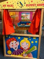 Poppenkast met diverse poppen, Ophalen, Gebruikt