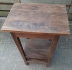 Tafel eikenhout piedestal vintage hoogte va. 88 cm., Huis en Inrichting, Woonaccessoires | Zuilen en Pilaren, Ophalen, Gebruikt