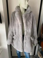 Mooie faux fur jas van k.zell maat L, Ophalen of Verzenden, Zo goed als nieuw, Grijs, K.zell
