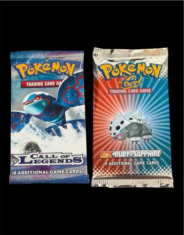 Call of legends en ruby saphire pomemon tcg booster pack beschikbaar voor biedingen