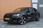 Audi Q3 Sportback 45 TFSIe S-line | Camera | Keyless | ACC |, Gebruikt, Zwart, Hybride Elektrisch/Benzine, SUV of Terreinwagen