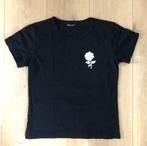 Shein zwart t-shirt met bloemetje maat M, Maat 38/40 (M), Zwart, Ophalen of Verzenden, Zo goed als nieuw