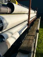 Te koop 5 meter pvc buizen rond 200, Doe-het-zelf en Verbouw, Buizen en Afvoer, Ophalen, Pvc, Zo goed als nieuw, Rechte buis