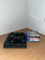 Playstation 4 Slim - 500gb, Spelcomputers en Games, Verzenden, Met 2 controllers, Zo goed als nieuw, 500 GB