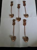 5 Wayang Lepeltjes - Decoratieve lepels uit Indonesië, Antiek en Kunst, Antiek | Bestek, Ophalen of Verzenden