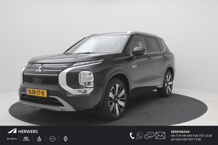 Mitsubishi Outlander 2.4 PHEV Instyle+ / Groot glazen schuif, Auto's, Mitsubishi, Bedrijf, Te koop, Outlander, 360° camera, 4x4