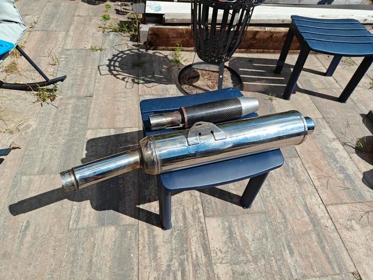 Uitlaatdemper Triumph 955i (+ gratis "stubby"), Motoren, Onderdelen | Overige, Gebruikt, Ophalen of Verzenden