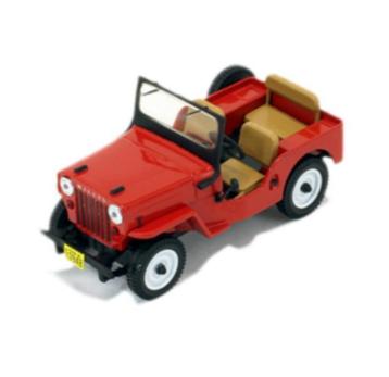 Willys Jeep CJ3B 1955 rood schaal 1/43 IXO ref. PRD365 beschikbaar voor biedingen
