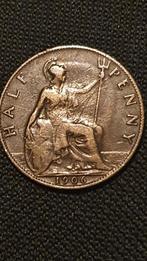 Half penny 1906, Postzegels en Munten, Ophalen of Verzenden, Losse munt, Overige landen
