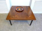 Prachtige vintage palisander salontafel, Huis en Inrichting, Tafels | Salontafels, Ophalen, Gebruikt, 100 tot 150 cm, Onbekend