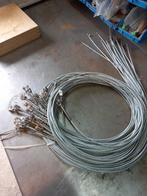 25x staal kabel met aangeperst rvs gaffel, Ophalen of Verzenden, Nieuw, Onderhoud en Reparatie