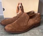 Hush puppies. Leren instappers.   Mt 45 1/2., Loafers, Bruin, Ophalen of Verzenden, Zo goed als nieuw