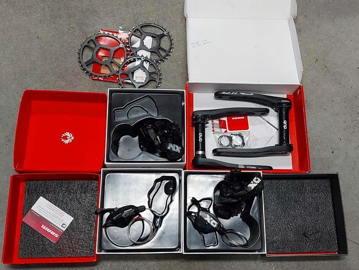 Diverse SRAM eagle onderdelen 1x12 XO NX GX, Fietsen en Brommers, Fietsonderdelen, Zo goed als nieuw, Mountainbike, Derailleur of Ketting