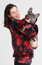 Velvet honden hoodie rood zwart Spark Paws & volwassene mt M, Dieren en Toebehoren, Hondenkleding, Ophalen of Verzenden, Zo goed als nieuw