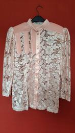 Trouwpakje met kant, Kleding | Dames, Blouses en Tunieken, Ophalen of Verzenden, Zo goed als nieuw, Maat 36 (S), Roze