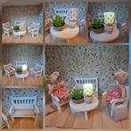 Poppenhuis meubeltjes en accessoires, woonkamer muizenhuis, Ophalen of Verzenden, Poppenhuis