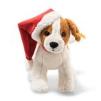 Steiff 114199 Cosy Christmas Snuffy Hond, 27cm., Info@steiff.com, Steiff, Nieuw, Richard-Steiff-Straße 4 D-89537 Giengen/Brenz