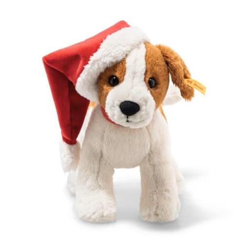 Steiff 114199 Cosy Christmas Snuffy Hond, 27cm., Kinderen en Baby's, Speelgoed | Knuffels en Pluche, Nieuw, Hond, Ophalen of Verzenden