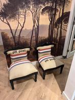 Ptt post kleine stoeltjes, Gebruikt, Twee, Zwart, Ophalen of Verzenden