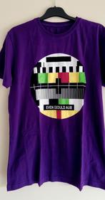 Grappig Tshirt paars met testbeeld maat M, Ophalen of Verzenden, Nieuw, Paars