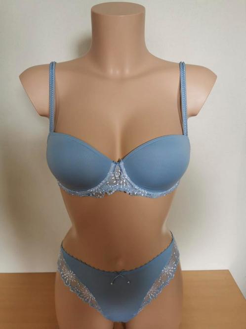 Nieuw marie jo bh jane 75b slip 38s, Kleding | Dames, Ondergoed en Lingerie, BH, Blauw, Ophalen of Verzenden
