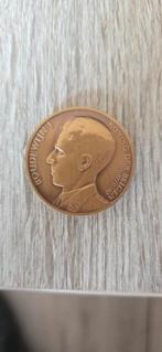 Belgische Herdenkingsmunt Boudewijn I - 200 Lambertus, Ophalen of Verzenden, Brons, Buitenland