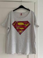 Divided oversized Superwoman t-shirt maat S, Kleding | Dames, Gedragen, Grijs, Divided, Ophalen of Verzenden