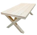 tuintafel steigerhout geschaafd bouwpakket, Nieuw, Ophalen of Verzenden, Hout, Vierkant