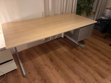 Bureau 160x80 met 2 lades - afbeelding 1