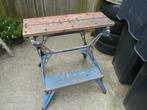 Vintage stevige black en decker workmate, Doe-het-zelf en Verbouw, Ophalen, Gebruikt, Inklapbaar