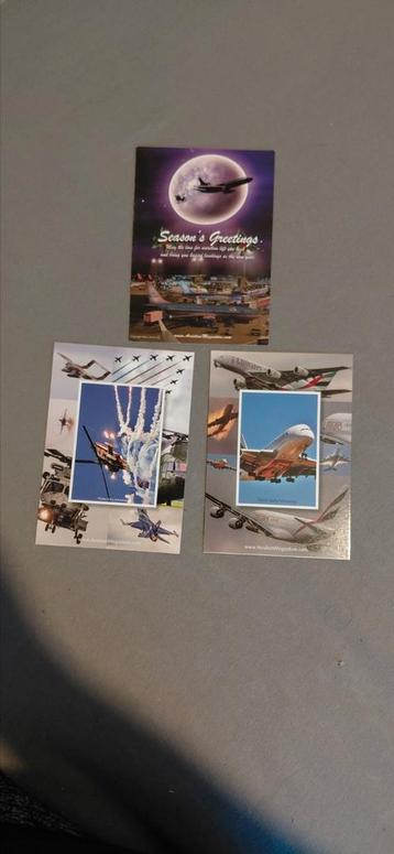 Te koop - 3 vliegtuig kaarten beschikbaar voor biedingen