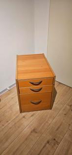 Houten ladekastje met 3 laden, Huis en Inrichting, Kasten | Ladekasten, Ophalen, Minder dan 50 cm, 3 of 4 laden, Minder dan 100 cm