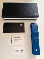 Montblanc Sartorial pen etui blauw voor 1 pen, Diversen, Schrijfwaren, Ophalen of Verzenden, Zo goed als nieuw