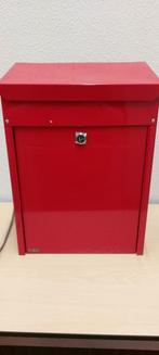 brievenbus rood, Tuin en Terras, Brievenbussen, Ophalen of Verzenden, Gebruikt, IJzer, Wandbrievenbus