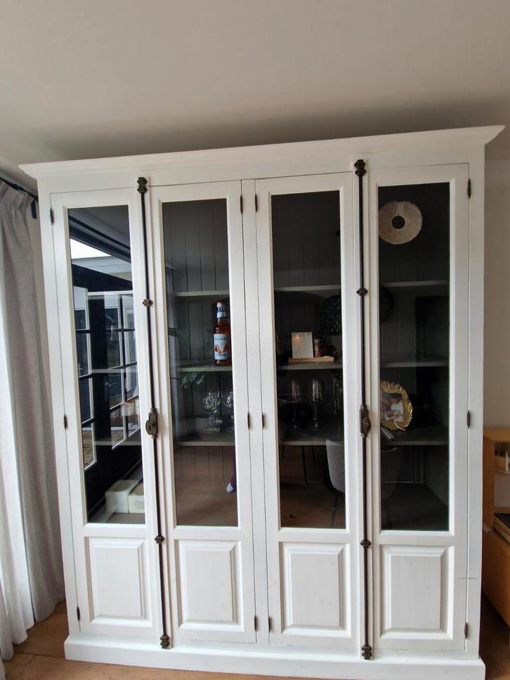 Landelijke Buffetkast, Huis en Inrichting, Kasten | Dressoirs, Zo goed als nieuw, 200 cm of meer, 25 tot 50 cm, Met lade(s), Met deur(en)