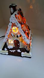 Lieve kersthuisjes kersttafereel kerst met verlichting, Diversen, Ophalen of Verzenden, Zo goed als nieuw