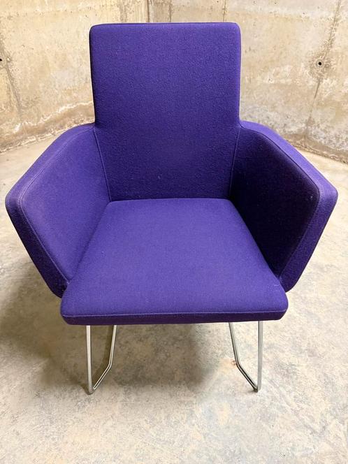 Schaffenburg Vergaderstoel Paars, Huis en Inrichting, Stoelen, Gebruikt, Eén, Metaal, Overige kleuren, Ophalen