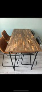 Eetkamer set, Ophalen, Zo goed als nieuw, Rond, 50 tot 100 cm