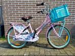 22 inch Popal Daily Dutch meisjes transportfiets roze/mint., Fietsen en Brommers, Fietsen | Meisjes, Ophalen, Zo goed als nieuw