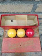 Vintage l Biljart Ballen l Originele Doos, Sport en Fitness, Biljarten en Poolen, Gebruikt, Ophalen of Verzenden, Keu of Ballen