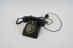 Vintage Zwarte Bakelieten PTT Telefoon, Met draaischijf, Ophalen of Verzenden, Info@degezel.nl, De Gezel