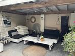 Leger tafel salon tafel op wielen, Huis en Inrichting, Ophalen, 100 tot 150 cm, Eikenhout, 50 tot 100 cm
