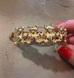 Vintage retro haarspeld haarknip goudkleurige beertjes knip, Sieraden, Tassen en Uiterlijk, Uiterlijk | Haarverzorging, Ophalen of Verzenden