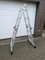 Multifunctionele vouwladder, Doe-het-zelf en Verbouw, Ladders en Trappen, Ophalen, Gebruikt, Ladder, Opvouwbaar of Inschuifbaar