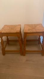 2 retro krukjes, Huis en Inrichting, Ophalen, Gebruikt, Hout