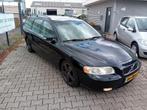 Volvo V70 2.4 D5 136KW Geartronic 2007 Zwart NETTE AUTO!!, 1800 kg, Zwart, Zwart, Diesel